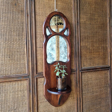 Load image into Gallery viewer, VINTAGE WALL MIRROR WITH SMALL SHELF