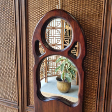 Load image into Gallery viewer, VINTAGE WALL MIRROR WITH SMALL SHELF