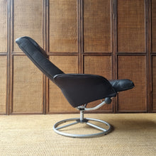 Load image into Gallery viewer, VINTAGE IKEA 'MALUNG' LEATHER SWIVEL ARMCHAIR
