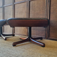 Load image into Gallery viewer, TWO VINTAGE TESSA T21 LEATHER OTTOMANS. PRICE IS EACH.