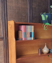 Load image into Gallery viewer, VINTAGE MID CENTURY HARDWOOD BOOKCASE