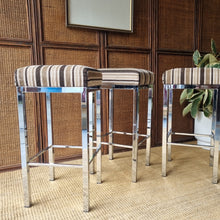 Load image into Gallery viewer, VINTAGE SET OF 3 KENDALL STOOLS IN IMMACULATE CONDITION