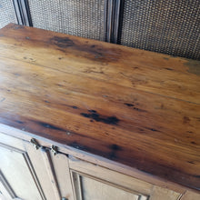 Load image into Gallery viewer, ANTIQUE KAURI PINE MEATSAFE STORAGE CABINET PANTRY