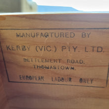 Load image into Gallery viewer, VINTAGE KERBY SECRETAIRE WRITER'S DESK BUREAU