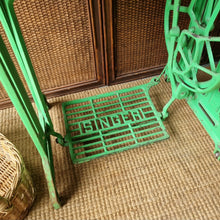 Load image into Gallery viewer, UPCYCLED SINGER SEWING MACHINE TABLE
