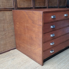 Load image into Gallery viewer, VINTAGE MID CENTURY ARCHITECT'S DRAFTSMAN PLAN / MAP DRAWERS