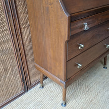 Load image into Gallery viewer, MID CENTURY CURRIE FURNITURE SECRETAIRE WRITER'S DESK BUREAU