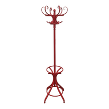 Load image into Gallery viewer, VINTAGE RED BENTWOOD THONET STYLE COAT STAND