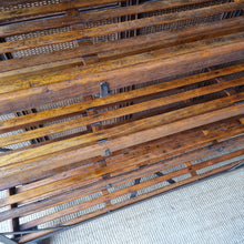 Load image into Gallery viewer, VINTAGE INDUSTRIAL SHOE TROLLEY COBBLER'S RACK DISPLAY SHELF RACK