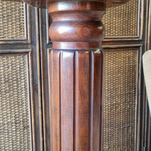 Load image into Gallery viewer, VINTAGE FLUTED TIMBER PEDESTAL STAND