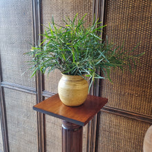 Load image into Gallery viewer, VINTAGE FLUTED TIMBER PEDESTAL STAND