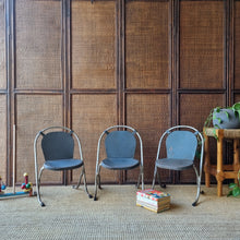 Load image into Gallery viewer, SET OF 3 VINTAGE SEBEL STAK-A-BYE CHILDREN'S CHAIRS