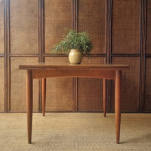 Load image into Gallery viewer, VINTAGE MID CENTURY EXTENDABLE DINING TABLE BY CHATLEY