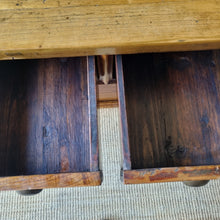 Load image into Gallery viewer, RUSTIC RECLAIMED ELM CONSOLE TABLE / KITCHEN ISLAND / TV CABINET