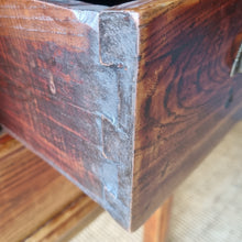 Load image into Gallery viewer, RUSTIC RECLAIMED ELM CONSOLE TABLE / KITCHEN ISLAND / TV CABINET