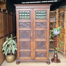 Load image into Gallery viewer, ANTIQUE ENGLISH ARTS & CRAFTS CABINET