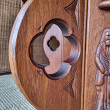 Load image into Gallery viewer, VINTAGE DUTCH MONASTERY STYLE GOTHIC REVIVAL OAK COFFEE TABLE