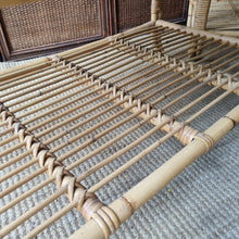 Load image into Gallery viewer, VINTAGE CANE & RATTAN COFFEE TABLE