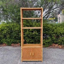 Load image into Gallery viewer, VINTAGE CANE & RATTAN DISPLAY CABINET