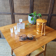 Load image into Gallery viewer, VINTAGE RODD & PHILIPP MID CENTURY DROP LEAF DRINKS CART TROLLEY