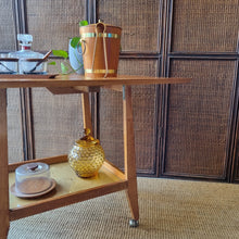 Load image into Gallery viewer, VINTAGE RODD & PHILIPP MID CENTURY DROP LEAF DRINKS CART TROLLEY