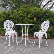 Load image into Gallery viewer, VINTAGE CAST ALUMINIUM 3 PIECE PATIO SETTING