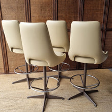 Load image into Gallery viewer, SET OF 4 KENDALL KITCHEN COUNTER SWIVEL STOOLS