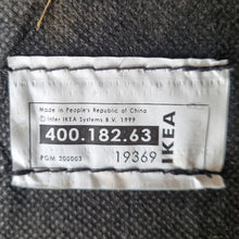 Load image into Gallery viewer, VINTAGE IKEA 'MALUNG' LEATHER SWIVEL ARMCHAIR & OTTOMAN
