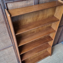 Load image into Gallery viewer, MID CENTURY SOLID HARDWOOD BOOKCASE