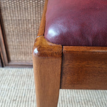 Load image into Gallery viewer, MID CENTURY VINTAGE VANITY / STORAGE STOOL