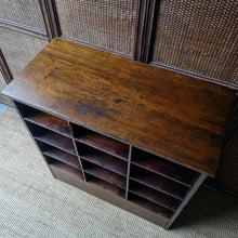 Load image into Gallery viewer, VINTAGE INDUSTRIAL PIGEON HOLE STORAGE POST OFFICE UNIT