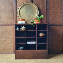 Load image into Gallery viewer, VINTAGE INDUSTRIAL PIGEON HOLE STORAGE POST OFFICE UNIT