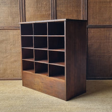 Load image into Gallery viewer, VINTAGE INDUSTRIAL PIGEON HOLE STORAGE POST OFFICE UNIT