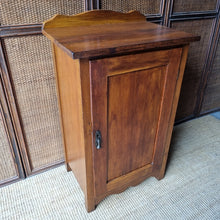 Load image into Gallery viewer, VINTAGE CHILDREN'S WARDROBE WITH PULL-OUT HANGING RAIL