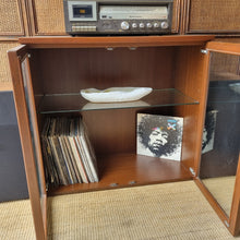 Load image into Gallery viewer, VINTAGE MID CENTURY STYLE PARKER FURNITURE GLASS FRONT CABINET