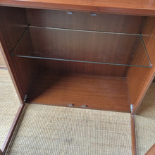 Load image into Gallery viewer, VINTAGE MID CENTURY STYLE PARKER FURNITURE GLASS FRONT CABINET