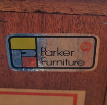 Load image into Gallery viewer, VINTAGE MID CENTURY STYLE PARKER FURNITURE GLASS FRONT CABINET