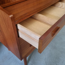 Load image into Gallery viewer, JOHANNES SORTH DANISH TEAK SECRETAIRE BUREAU BOOKCASE FOR BORNHOLMS MØBELFABRIK