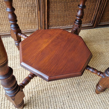 Load image into Gallery viewer, VINTAGE OCTAGONAL OCCASSIONAL TABLE