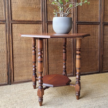 Load image into Gallery viewer, VINTAGE OCTAGONAL OCCASSIONAL TABLE