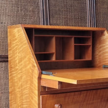 Load image into Gallery viewer, VINTAGE TASMANIAN MYRTLE F. MEYER & CO SECRETAIRE