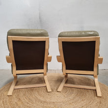 Load image into Gallery viewer, VINTAGE LAMITECH 5 PIECE LEATHER LOUNGE SUITE