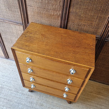 Load image into Gallery viewer, VINTAGE MID CENTURY TALLBOY CHEST OF DRAWERS