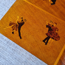 Load image into Gallery viewer, VINTAGE MID CENTURY MARQUETRY COFFEE TABLE