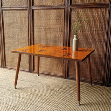 Load image into Gallery viewer, VINTAGE MID CENTURY MARQUETRY COFFEE TABLE