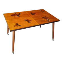 Load image into Gallery viewer, VINTAGE MID CENTURY MARQUETRY COFFEE TABLE