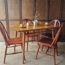 Load image into Gallery viewer, VINTAGE HARDWOOD DINING TABLE BY MELCHAIR