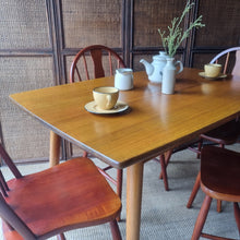 Load image into Gallery viewer, VINTAGE HARDWOOD DINING TABLE BY MELCHAIR