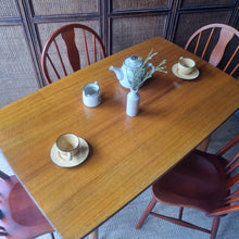 Load image into Gallery viewer, VINTAGE HARDWOOD DINING TABLE BY MELCHAIR