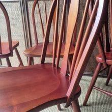 Load image into Gallery viewer, SET OF 4 MID CENTURY DINING CHAIRS BY MELCHAIR